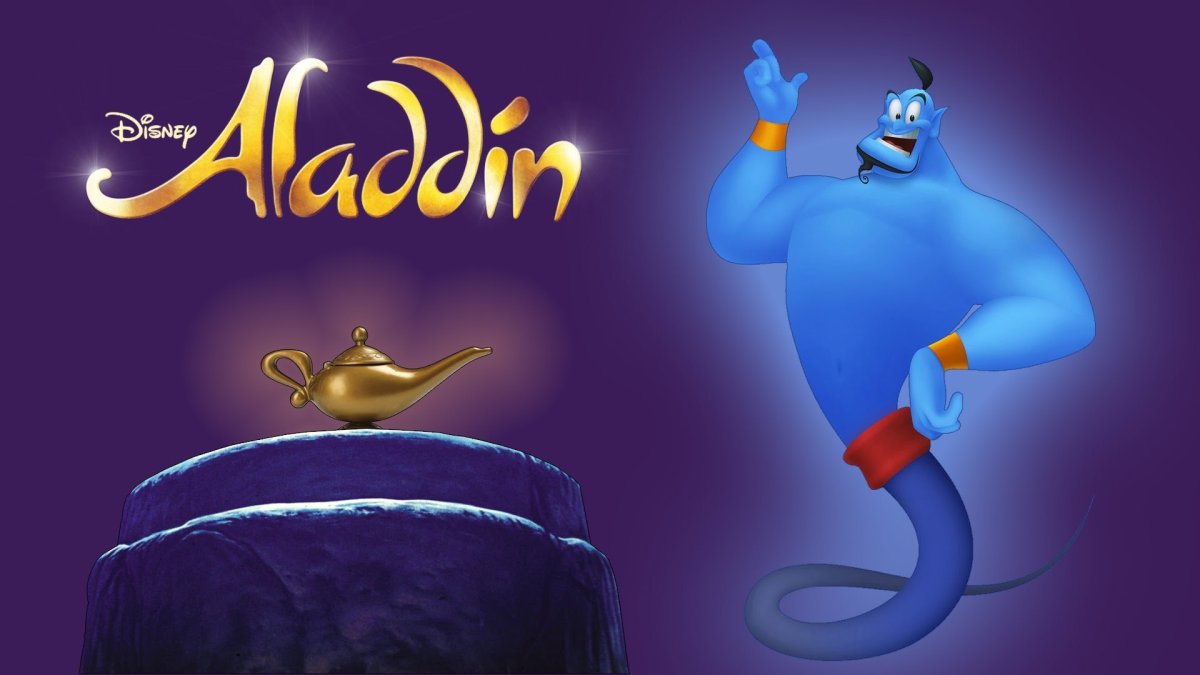 Алладин мультик Дисней Джин