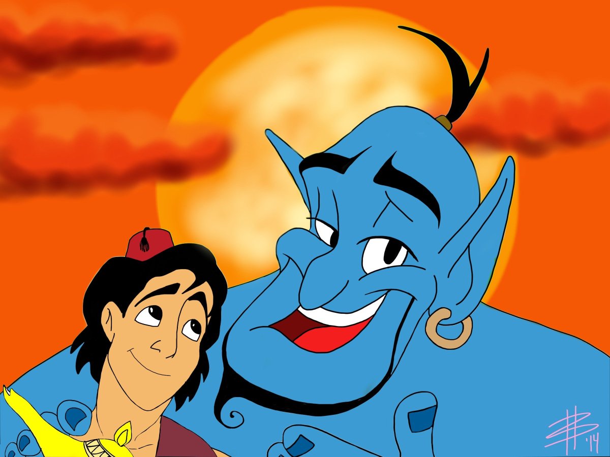 Робин Уильямс Аладдин