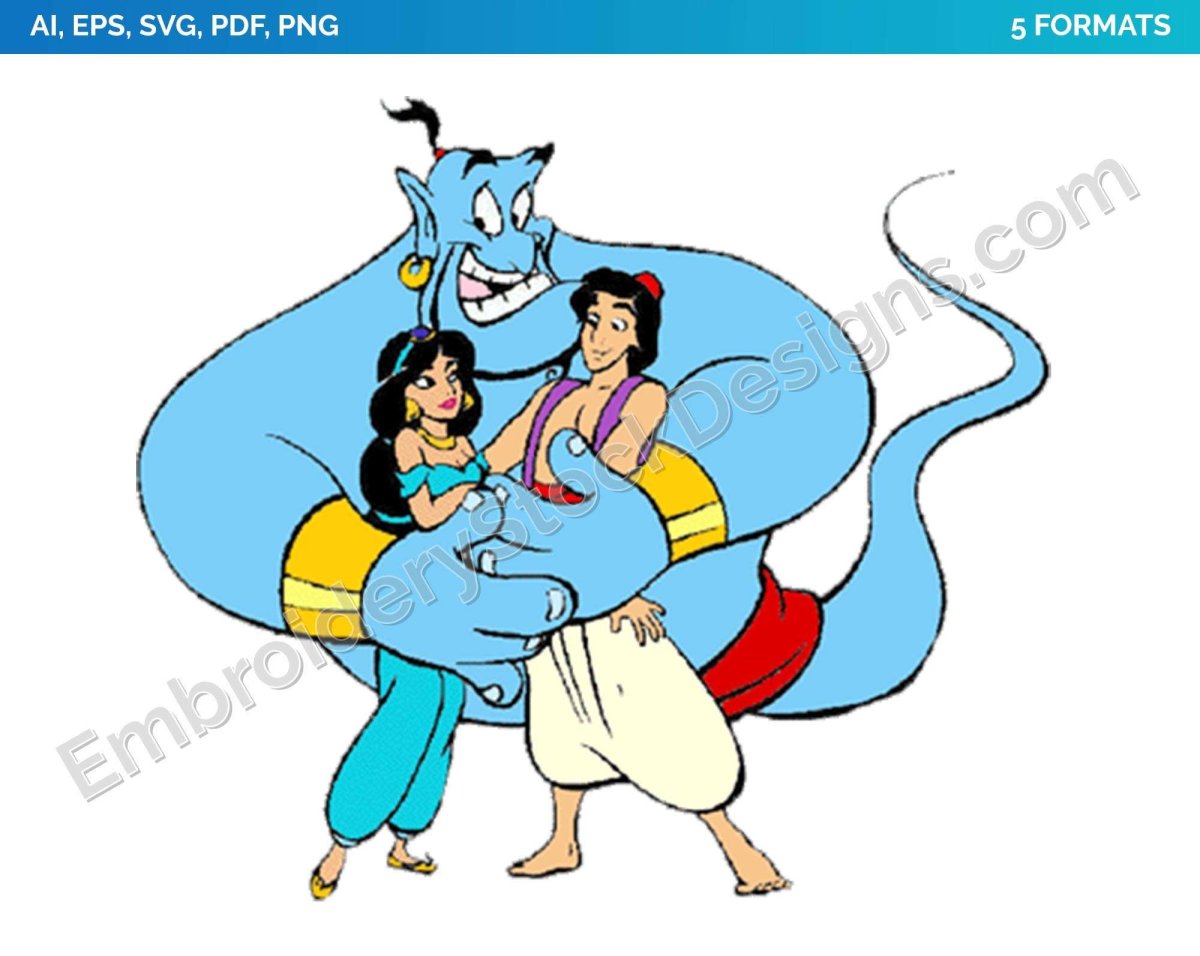 Аладдин Жасмин и Джин