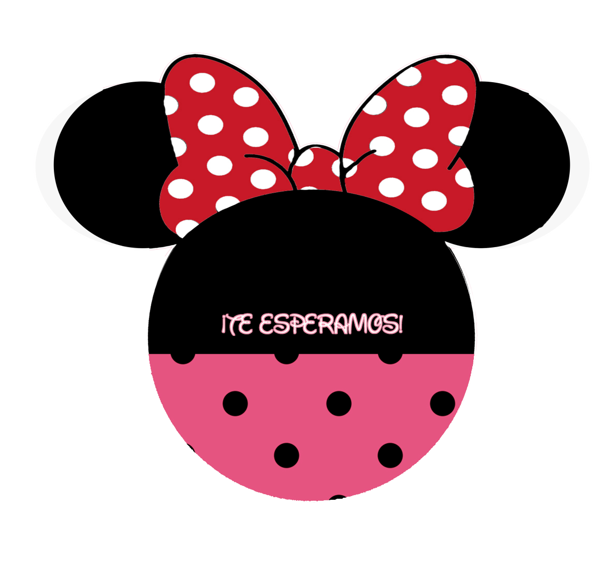 Минни Маус силуэт