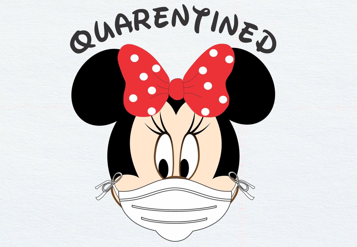 Minnie Mouse head siluet