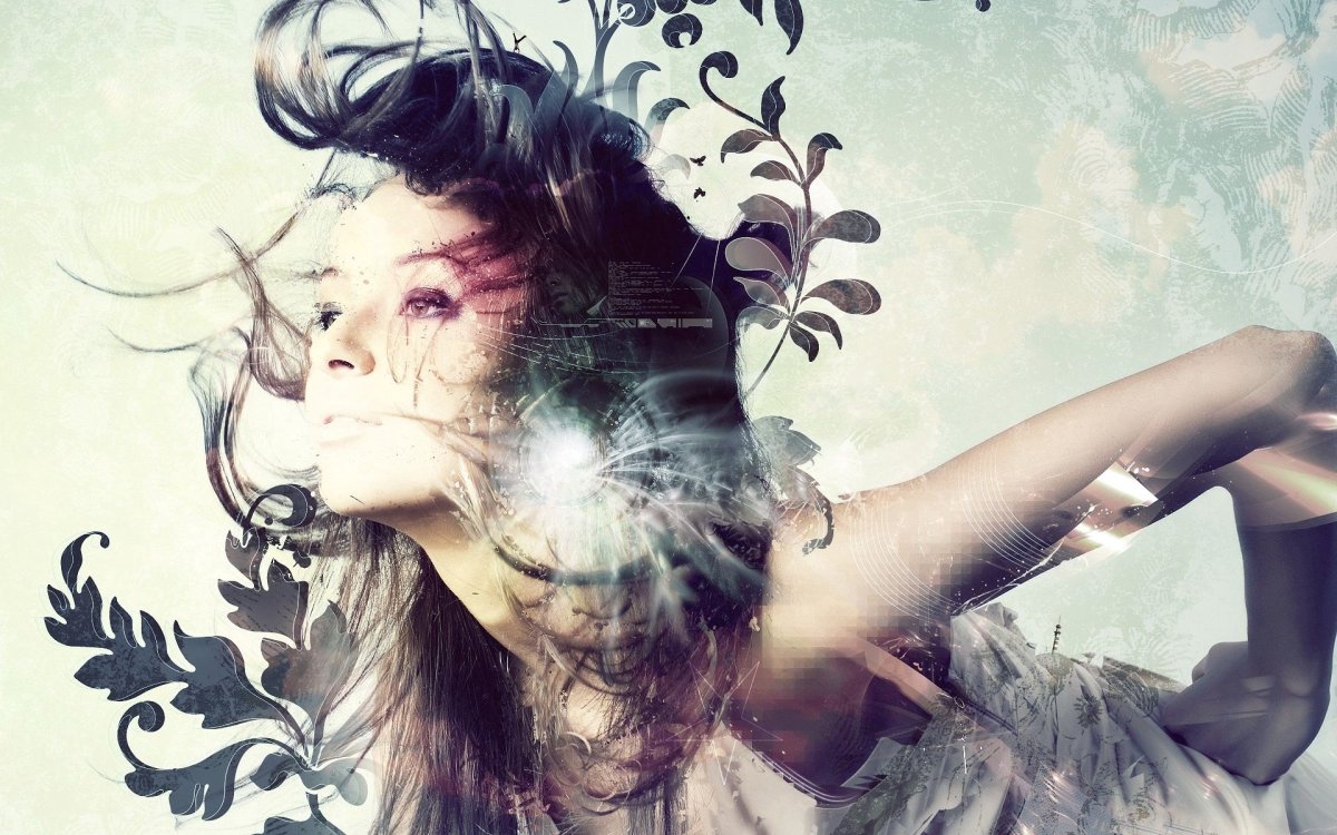 Девушка. Абстракция