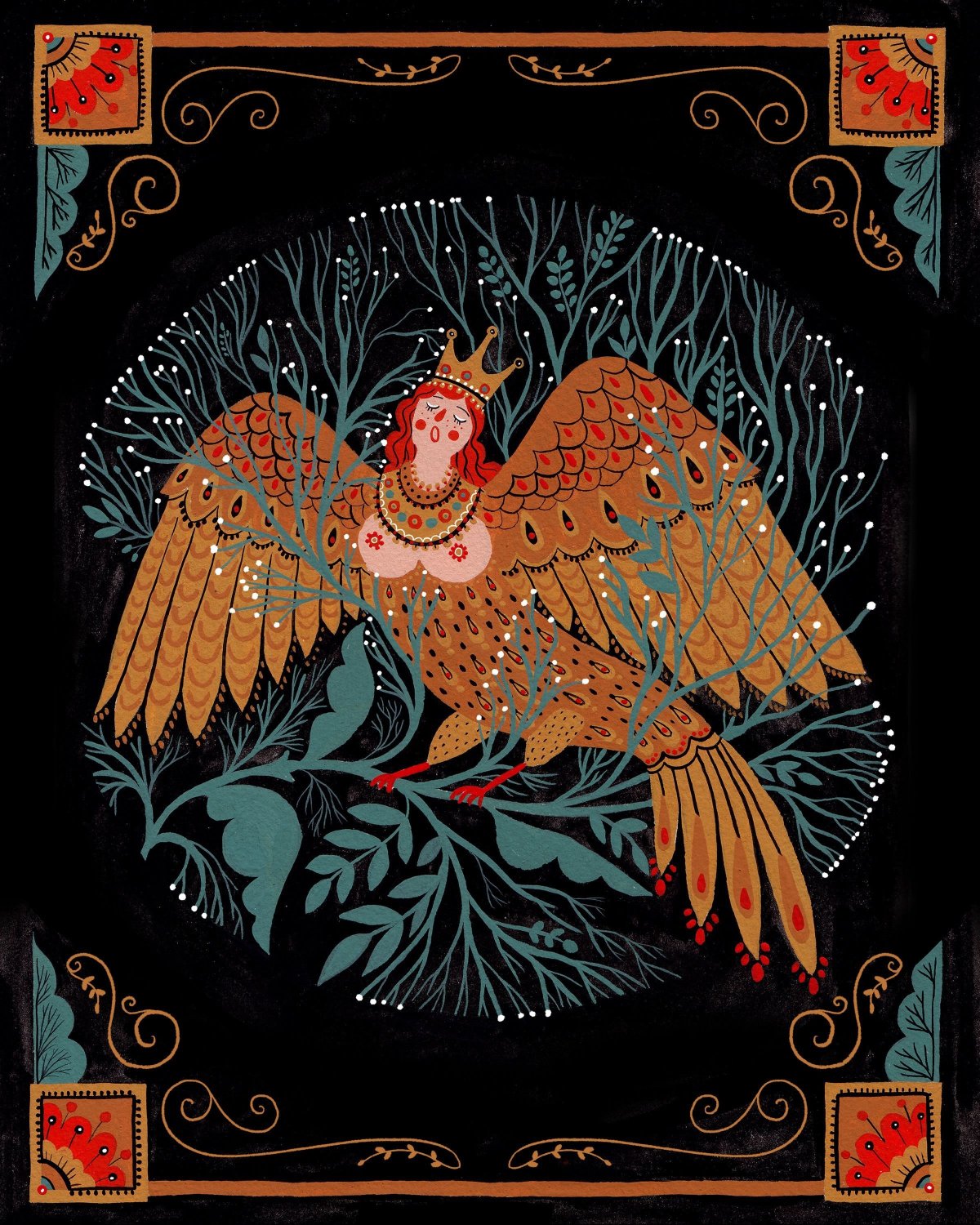 Птица Сирин Билибин