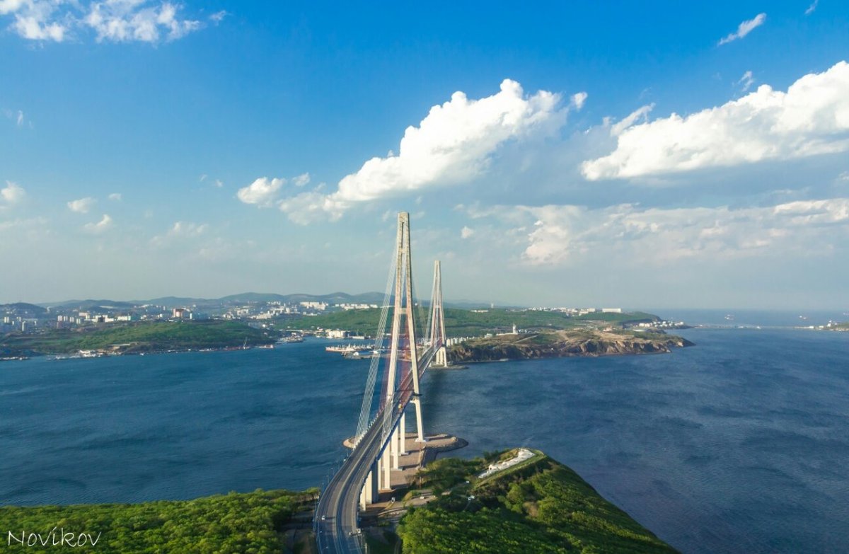 Владивосток мост панорама