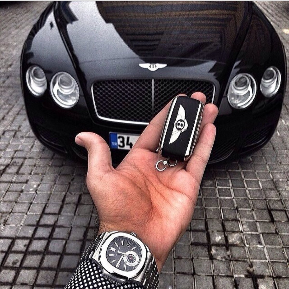 Ролс с Роилс матовый чёрный