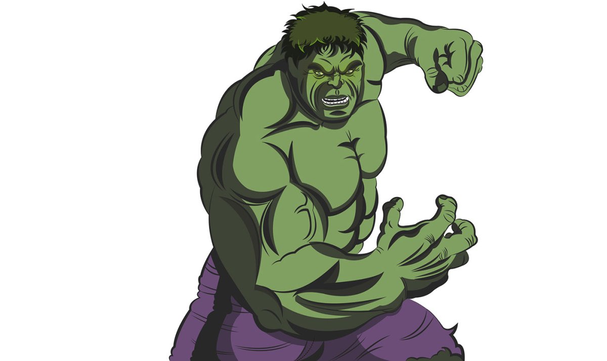 Обои Халк мультяшный