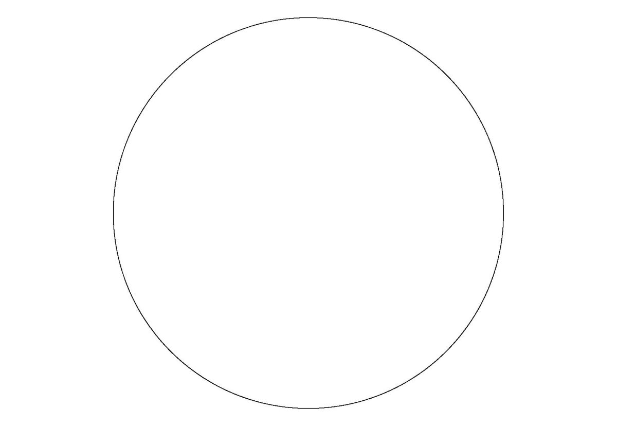 Круги разных размеров для вырезания