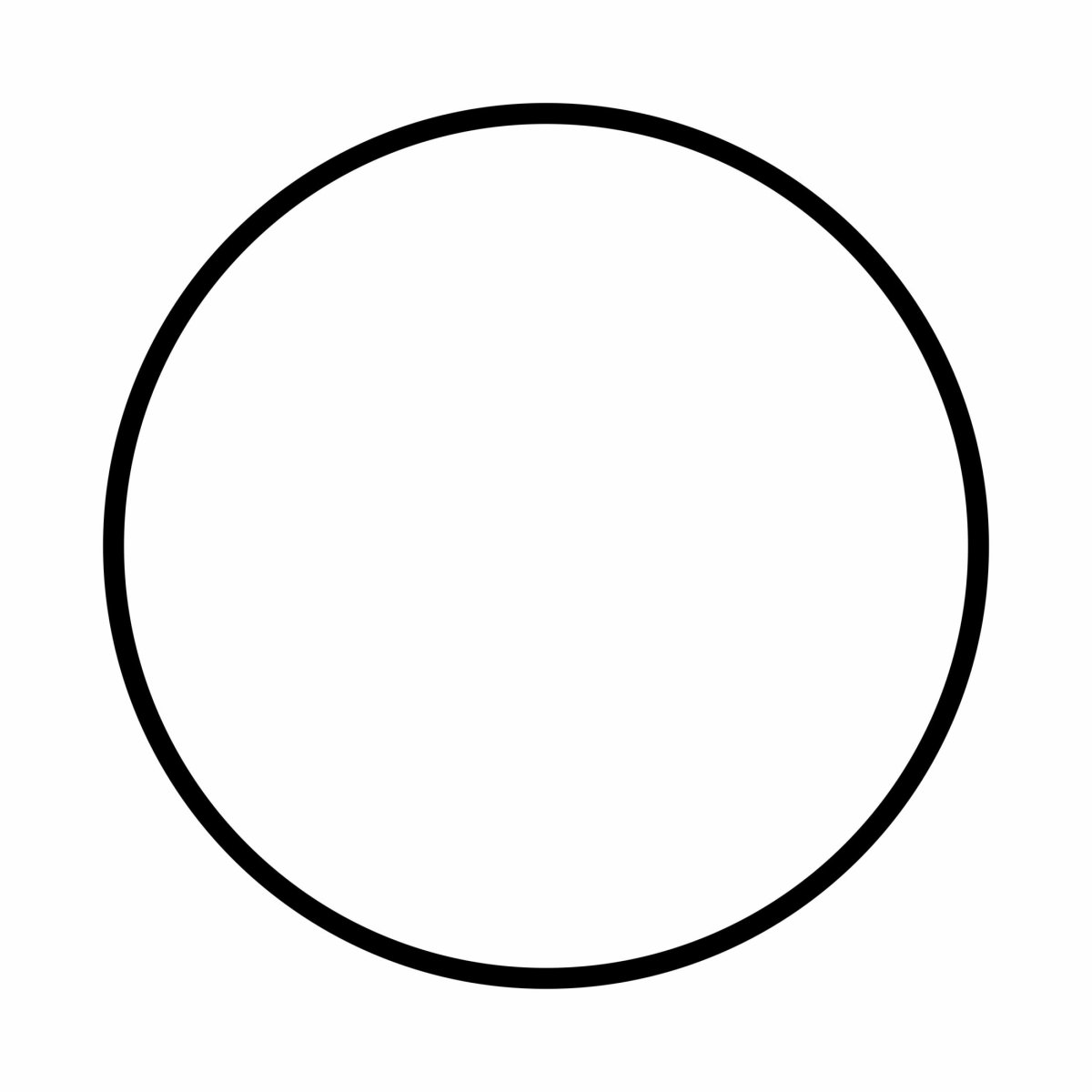 Круг раскраска