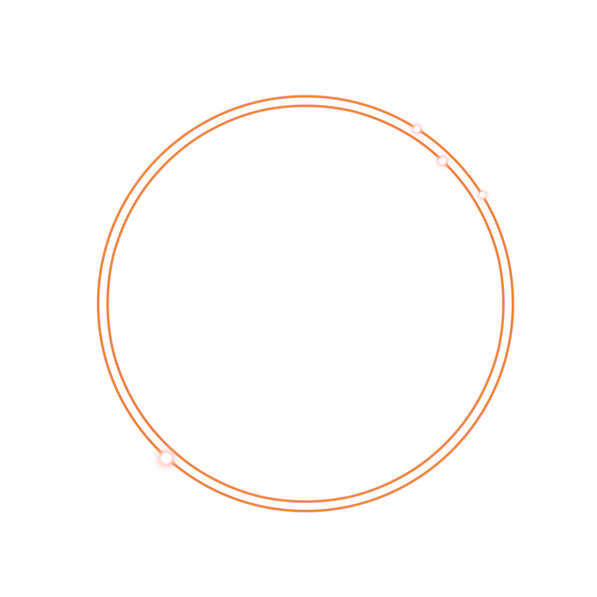 Рамка круглая тонкая