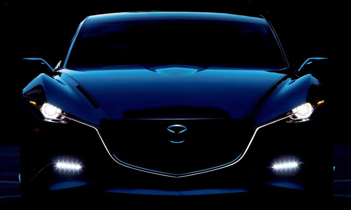 Мазда 6 новая в темноте