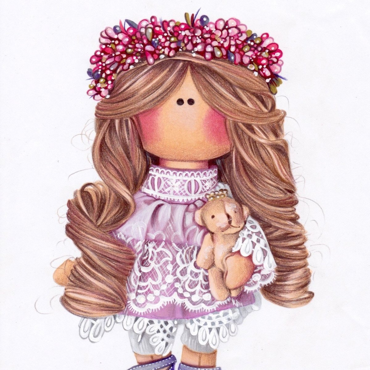 Акварельные иллюстрации от Anell Happy