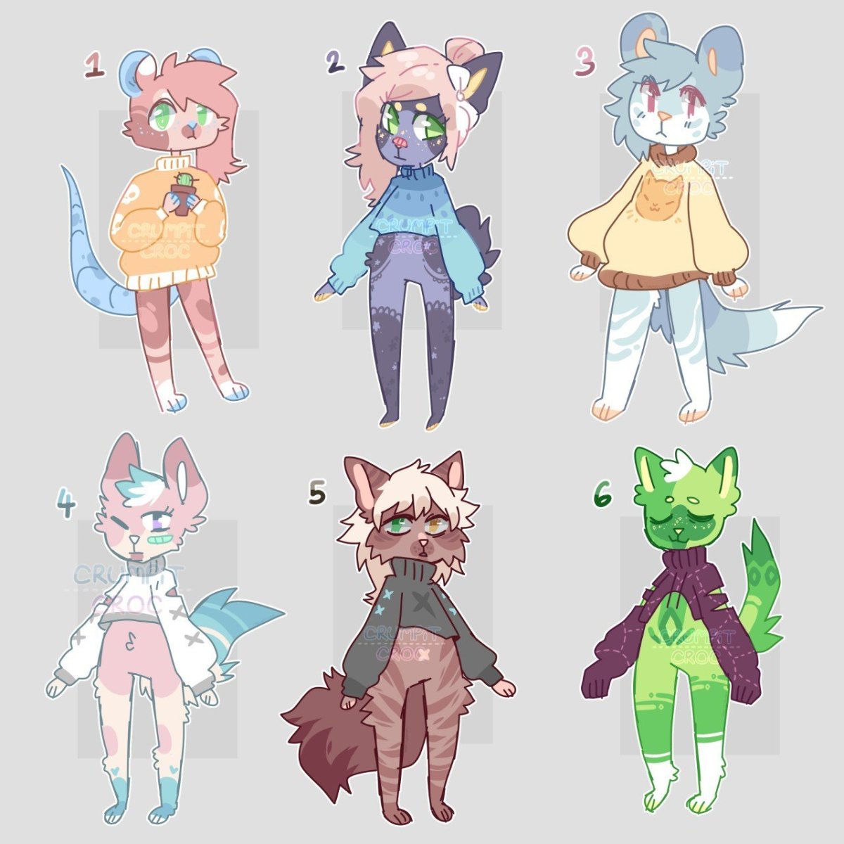 Адопты ОС фурри