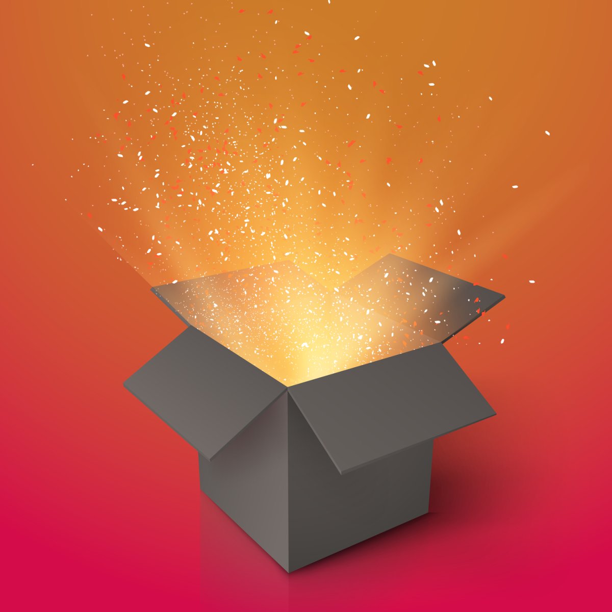 Волшебный свет из коробки