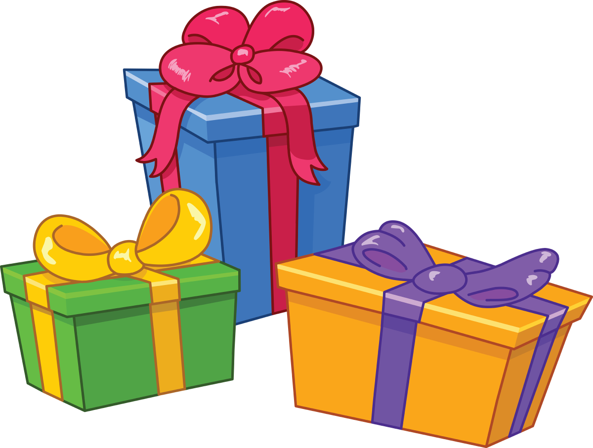 Рисование коробка для подарков для детей