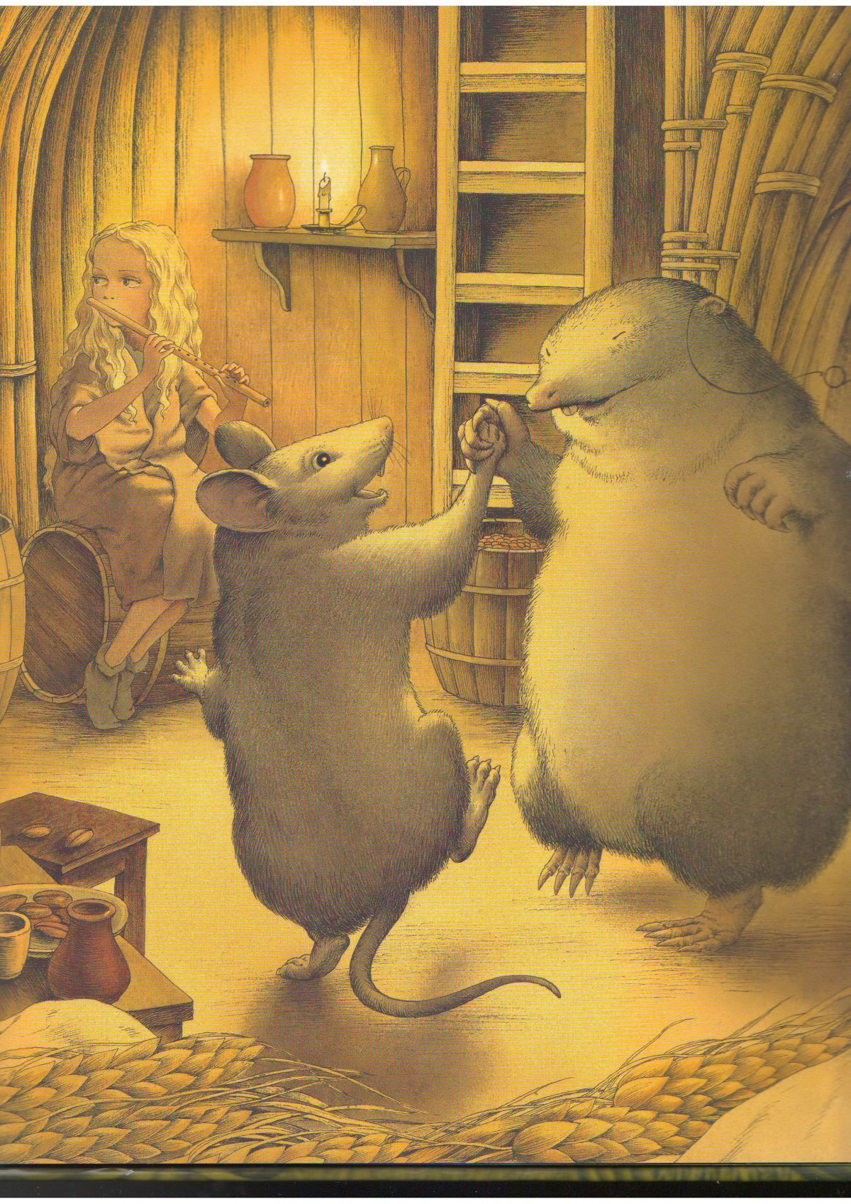 Крот Дюймовочка иллюстрации