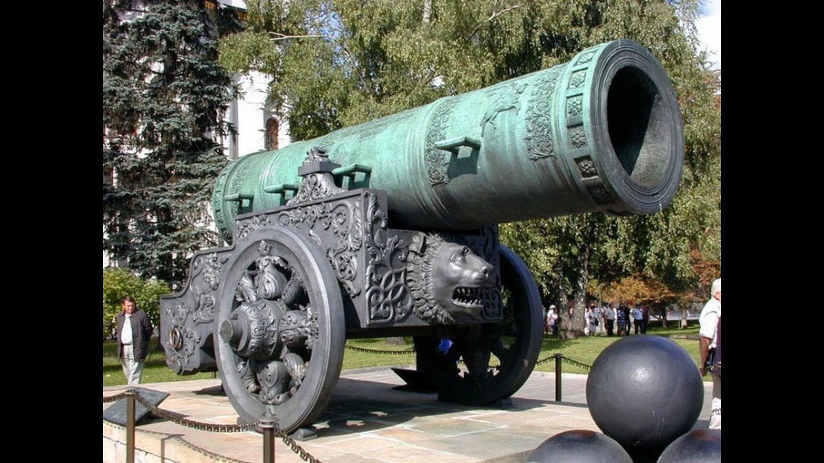 Царь-пушка Московский Кремль