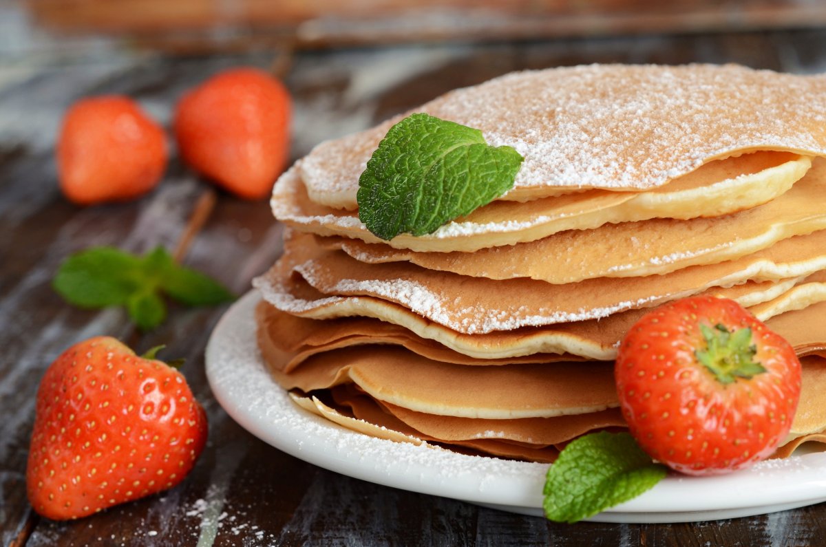 Красивые вкусные блинчики