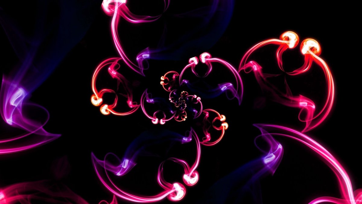 Цветочки на черном фоне