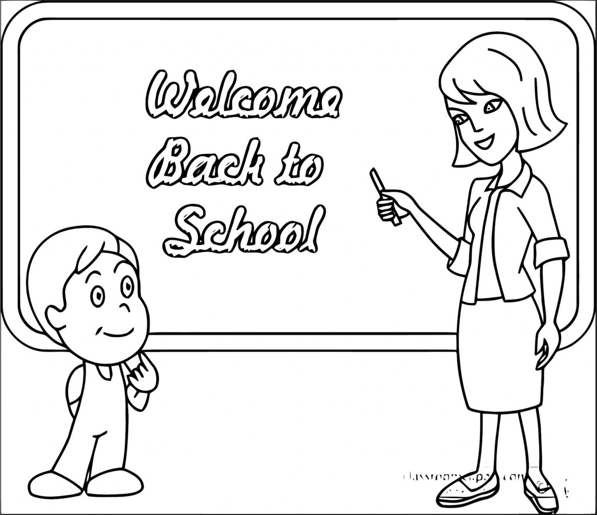 Раскраска учитель английского языка