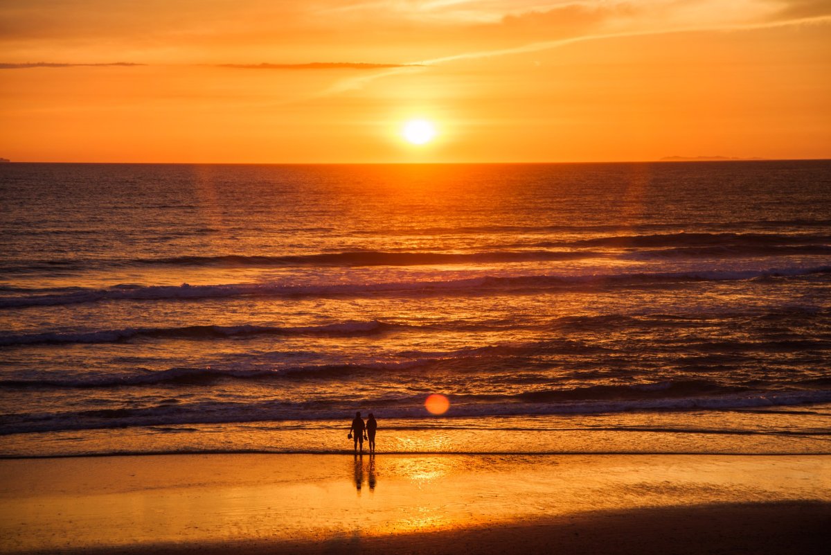 Океан солнце