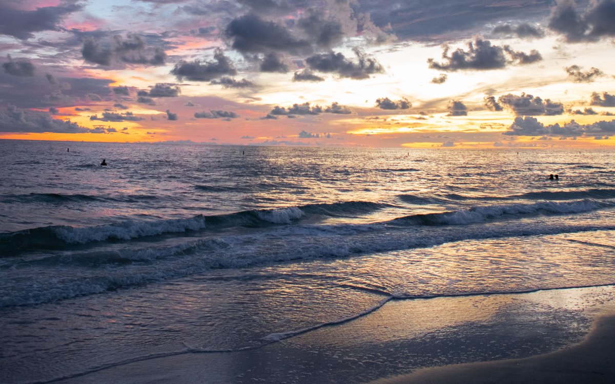 Закат на море картинки