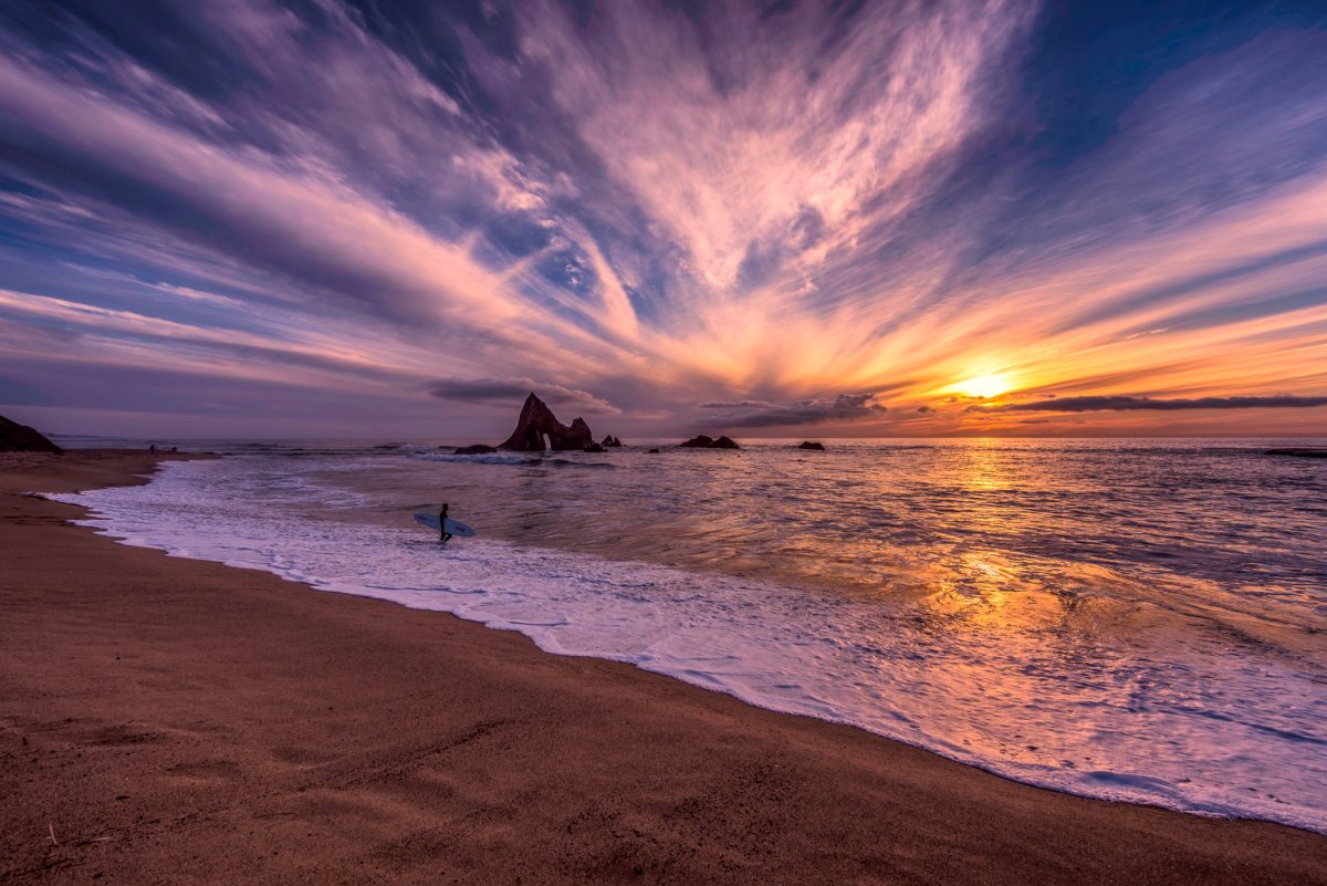 Фиолетовый закат