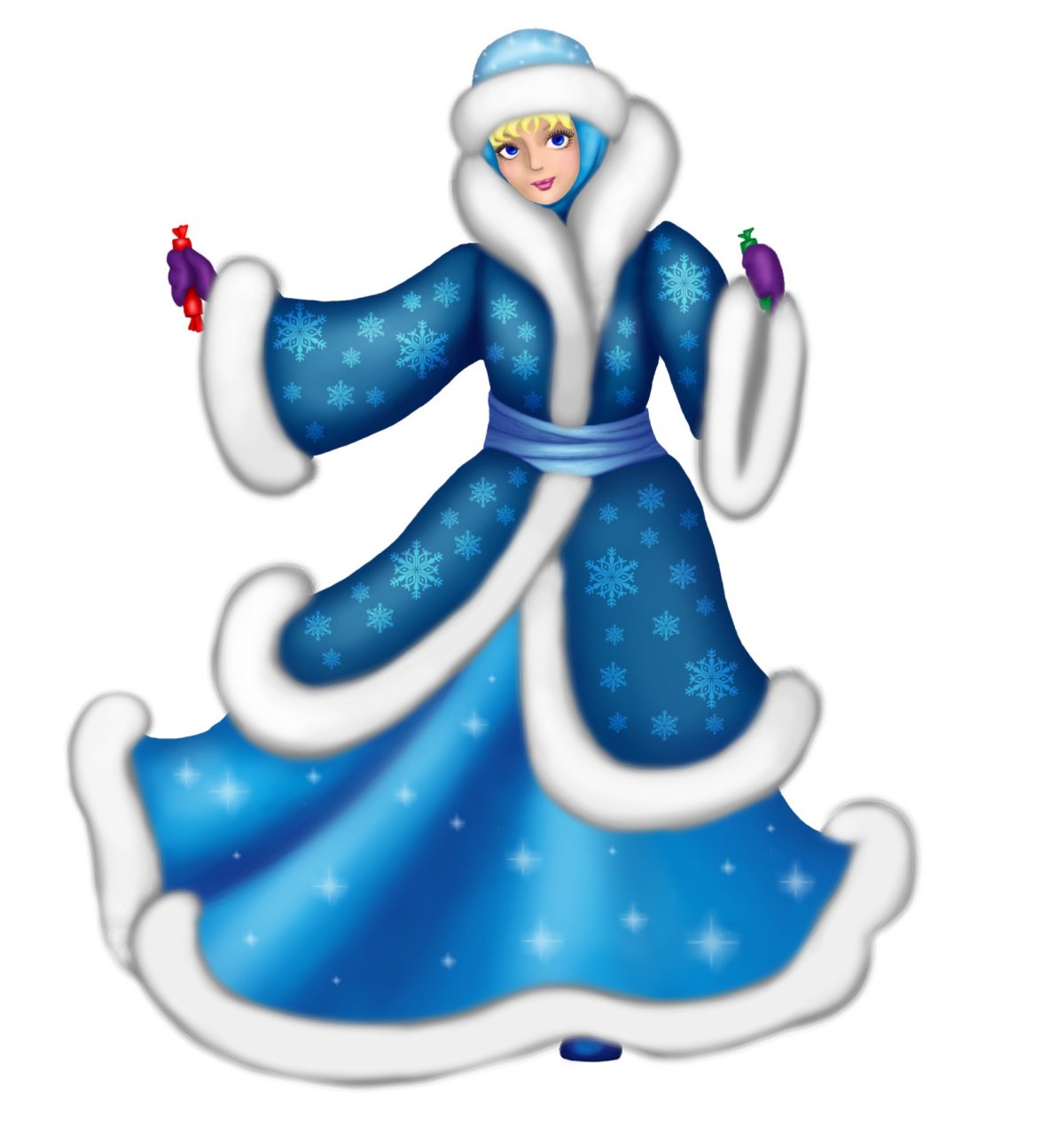 Снегурочка из мультфильма