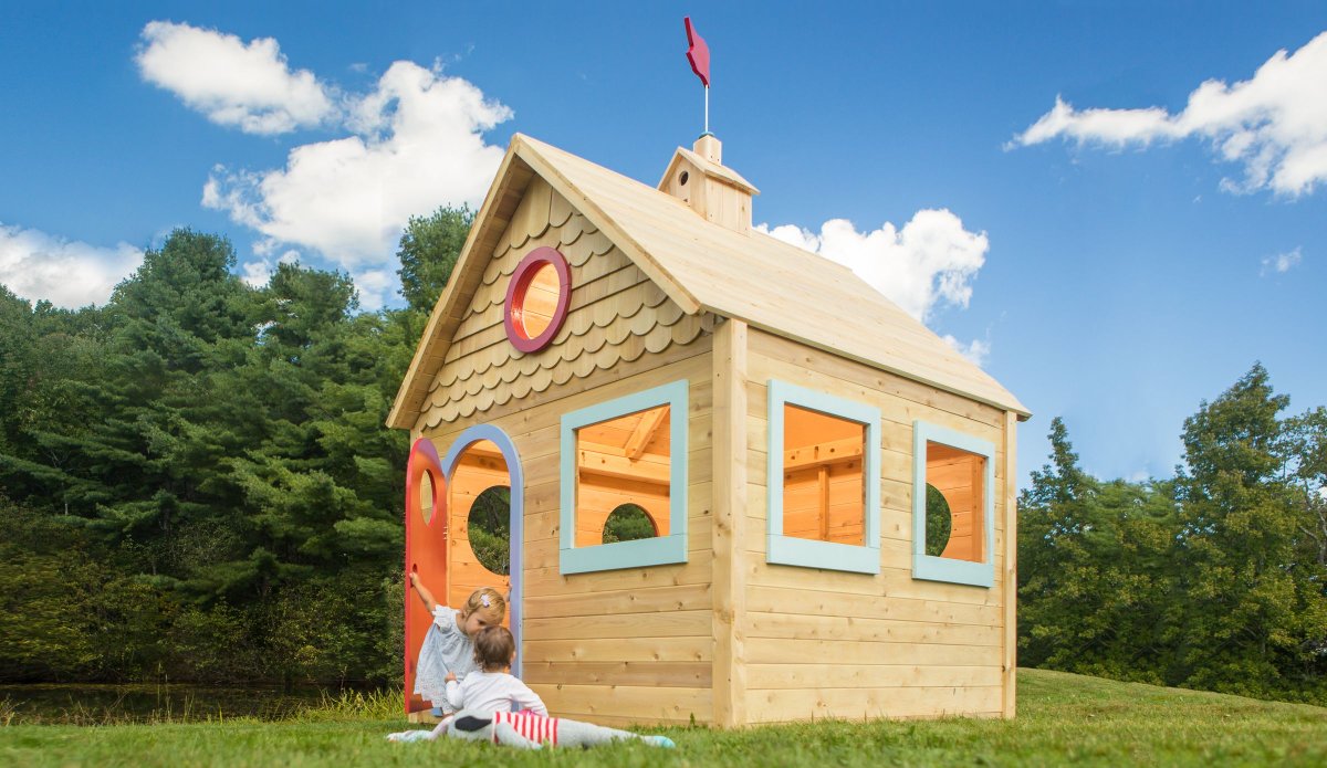 Игровой домик для детей из бруса