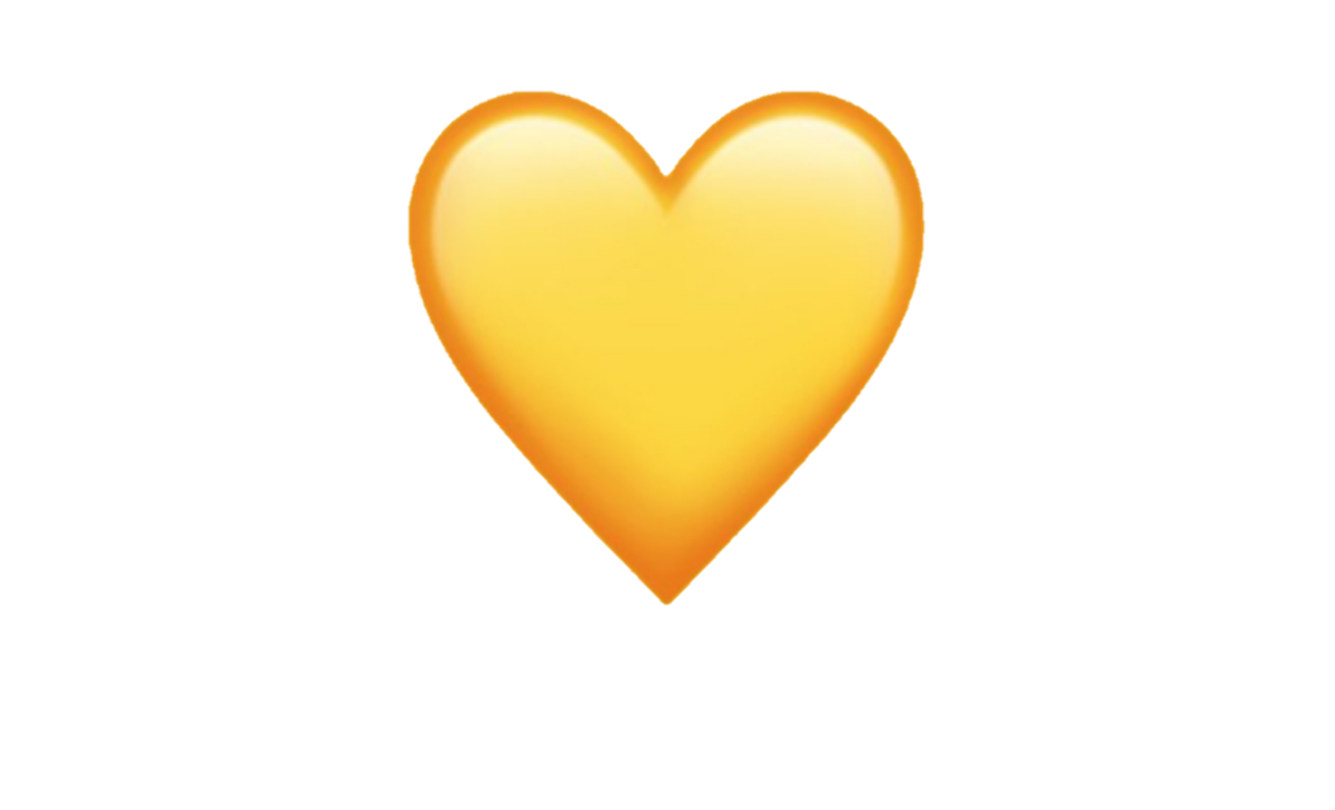 ЭМОДЖИ желтое сердечко