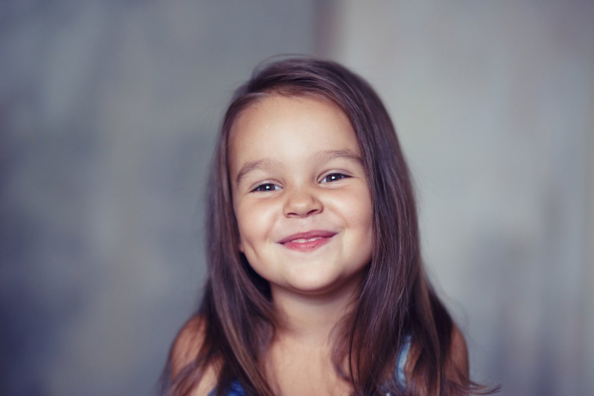 Радостные лица детей