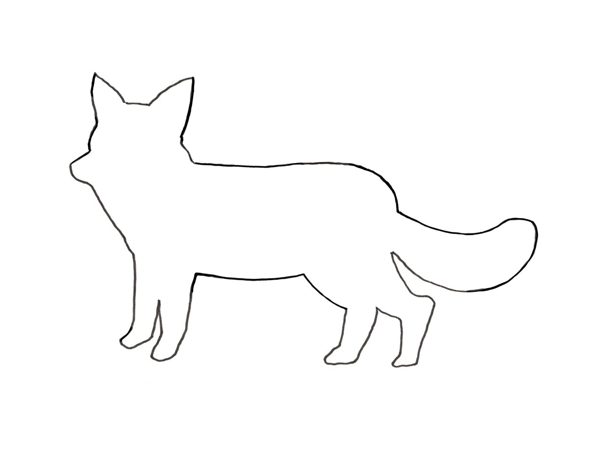 Силуэты животных для вырезания из бумаги