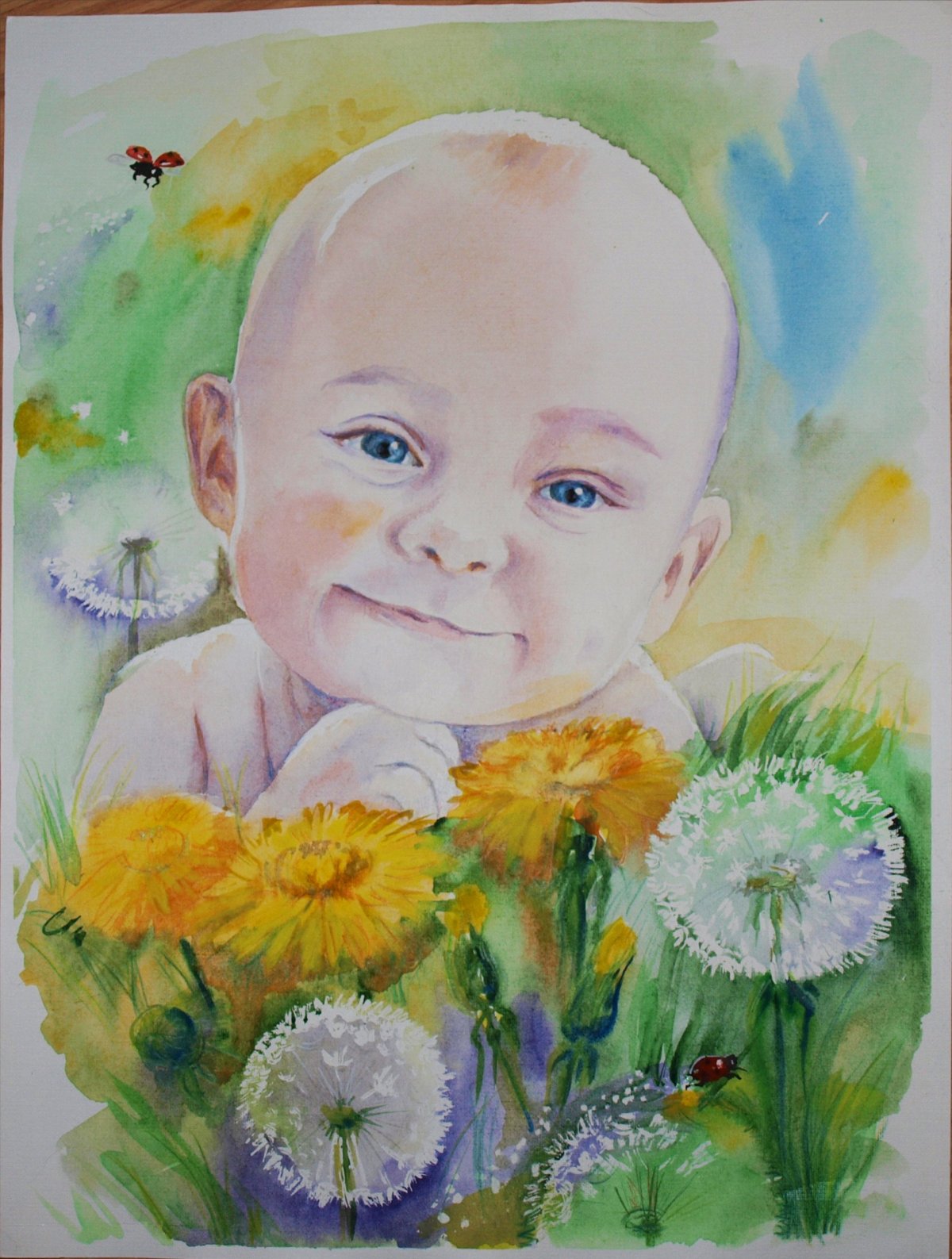 Девочка с цветочком