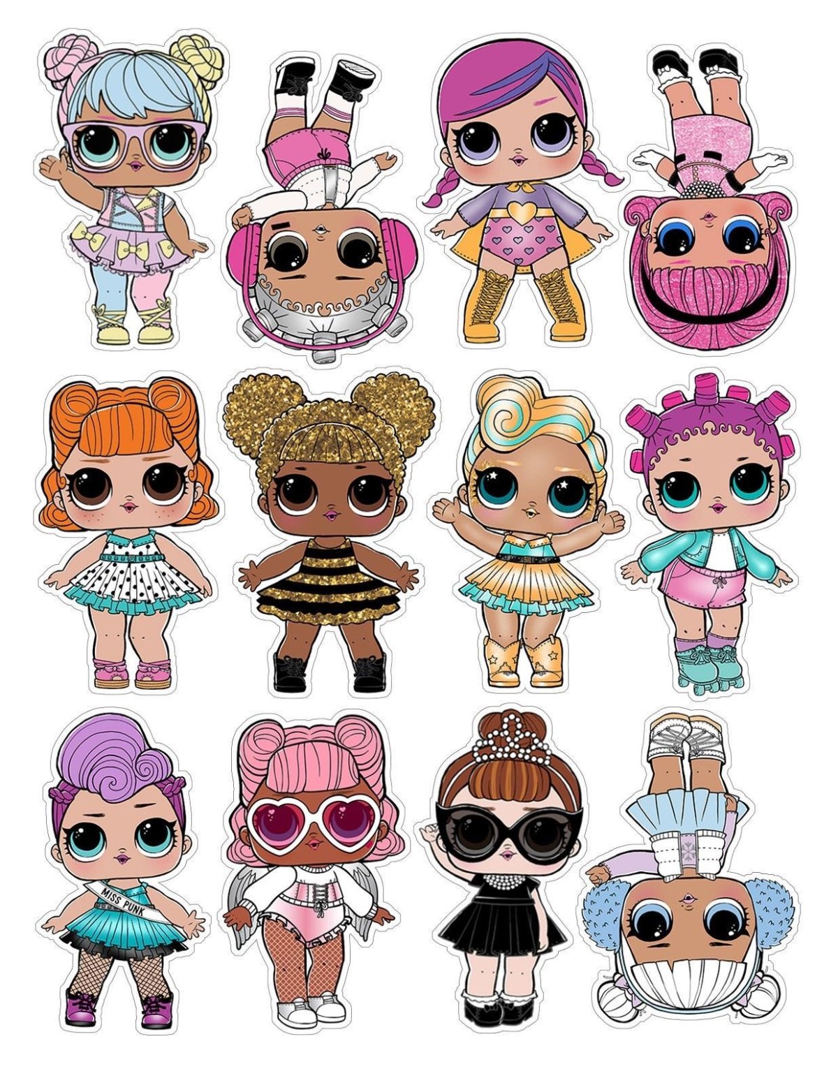 Куклы ЛОЛ В круге