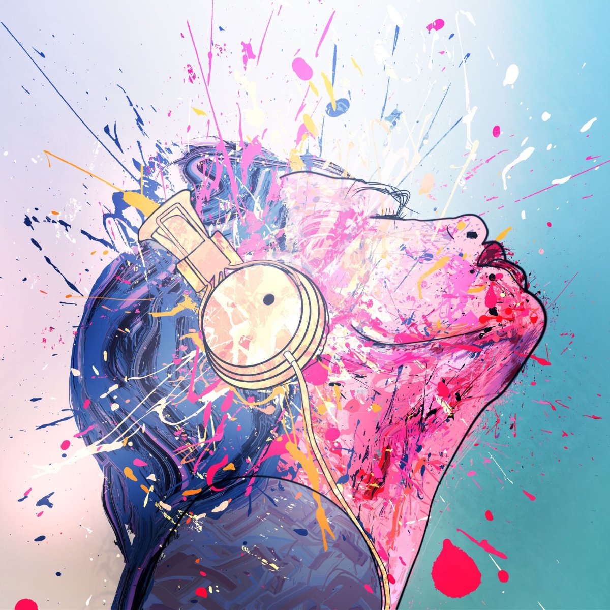 Наслаждение от музыки арт