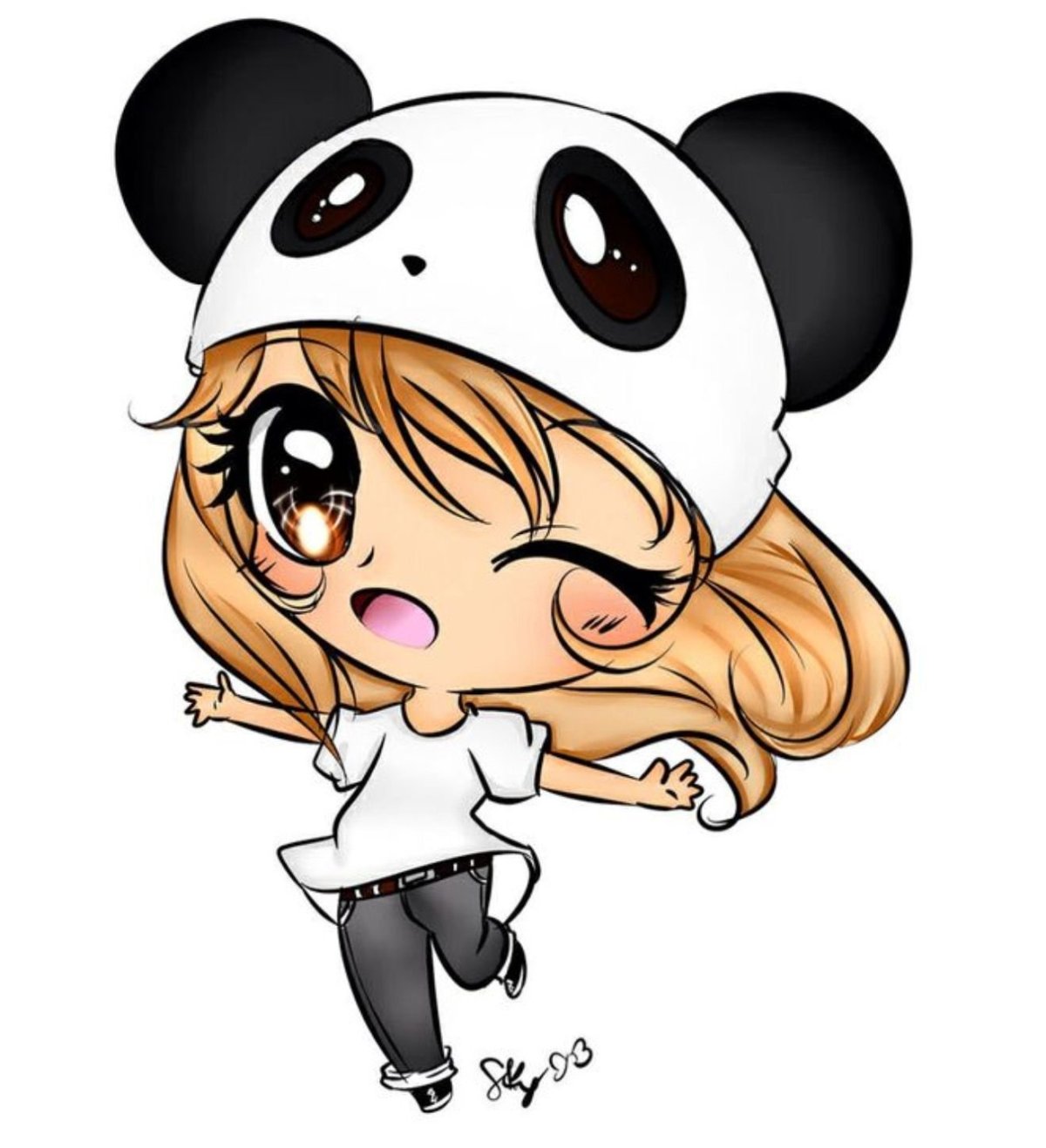 Панда Чиби аниме