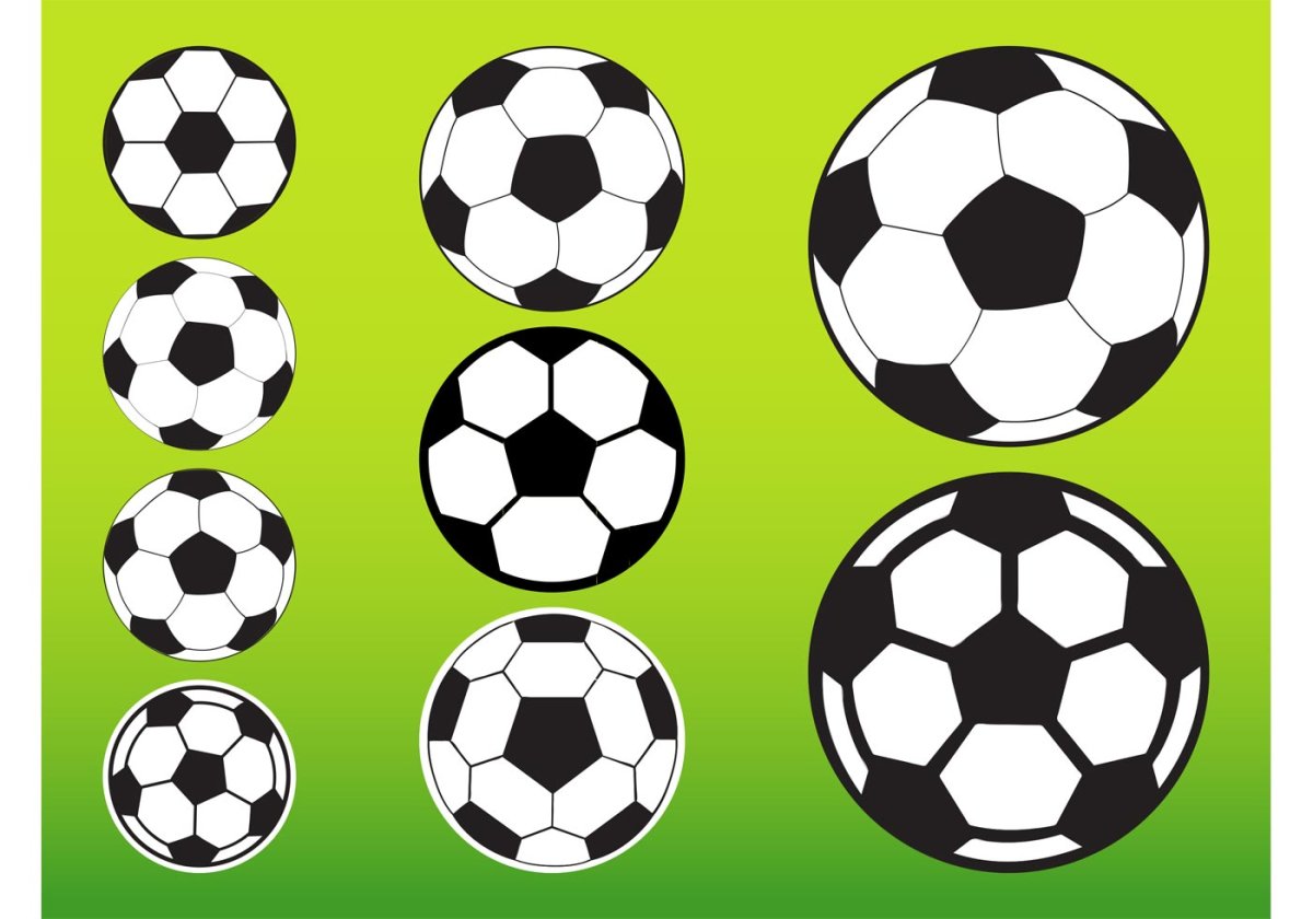 Этикетки в стиле футбола