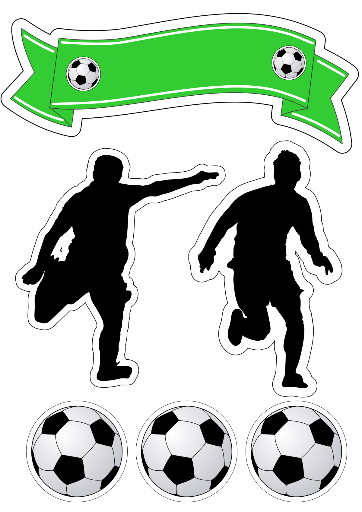 Картинка на торт футбол