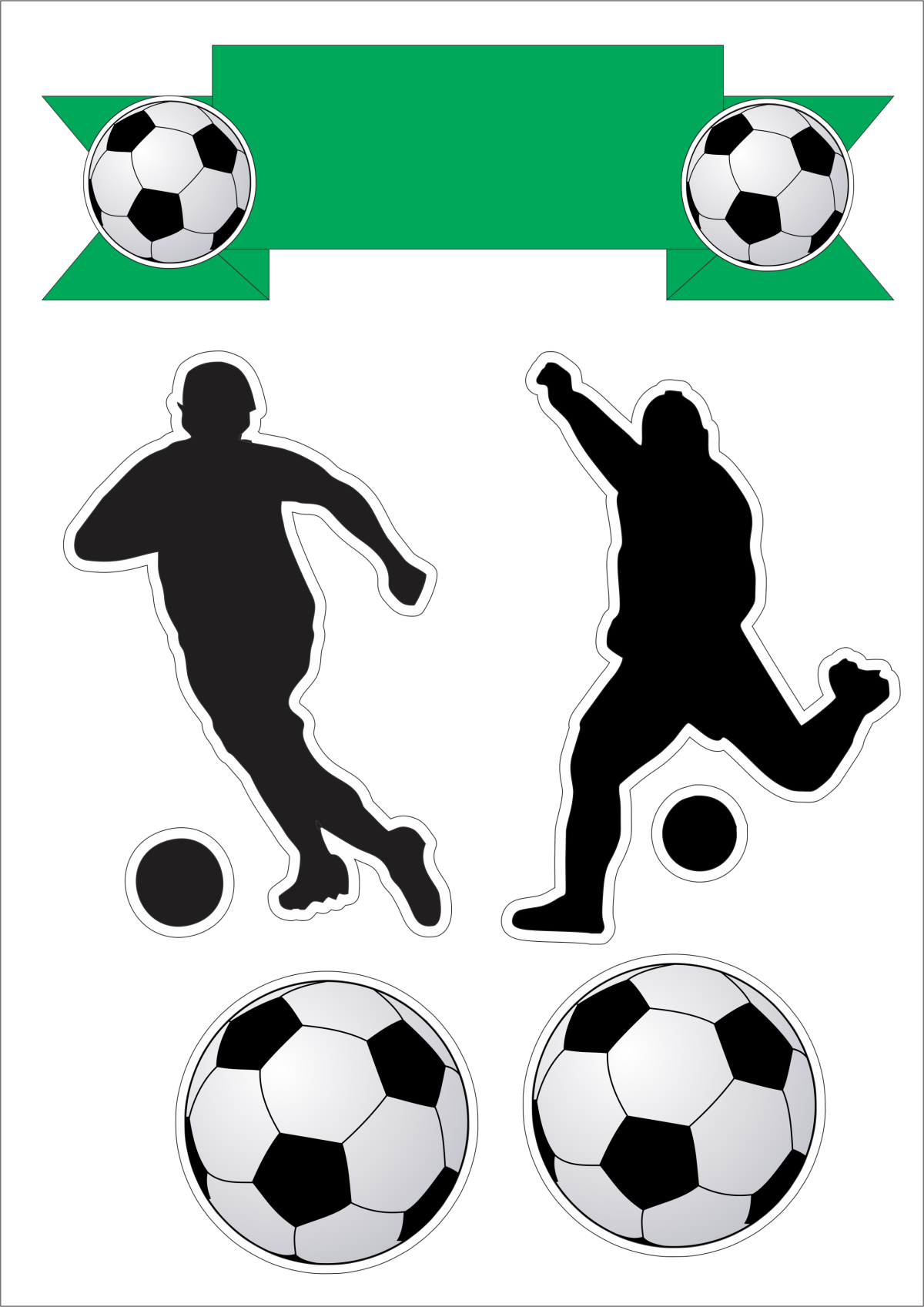 Цифры в футбольном стиле