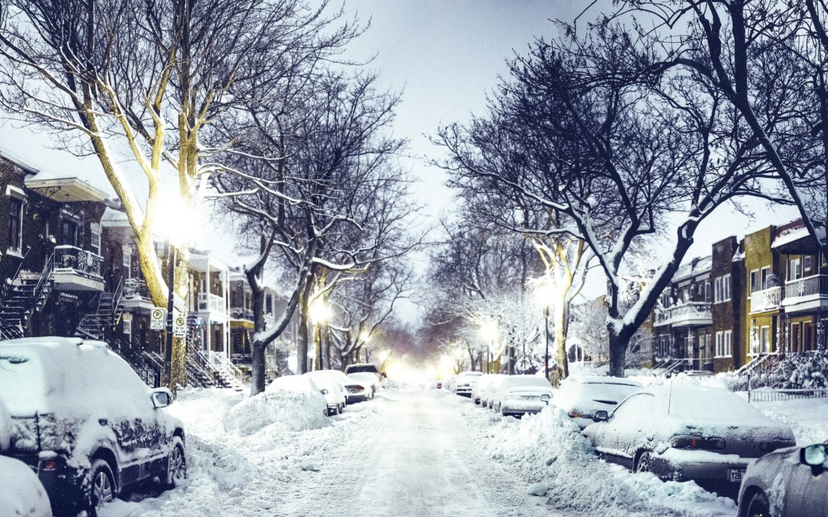 Зима в городе