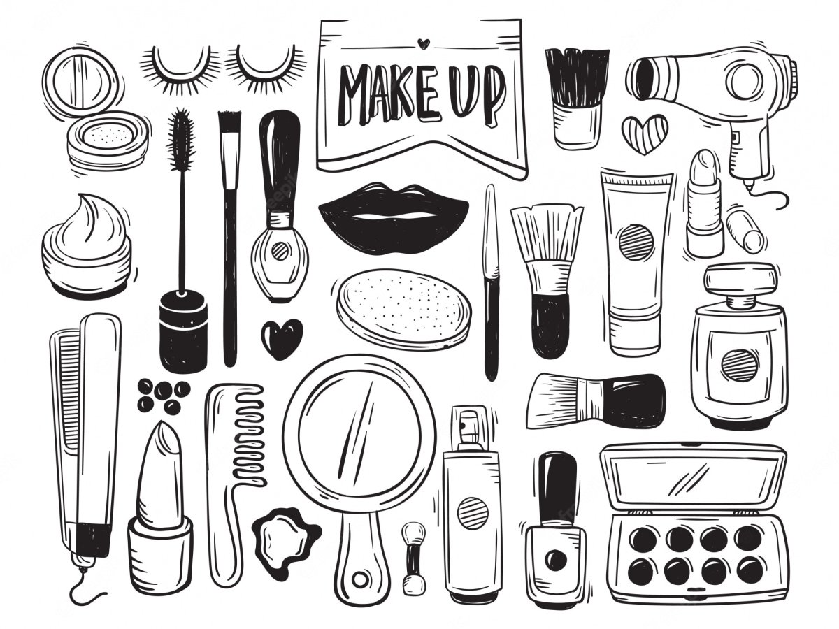 Раскраска косметика
