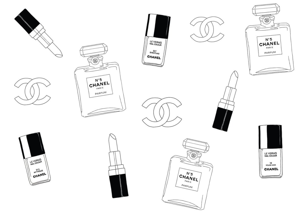 Раскраска уходовая косметика