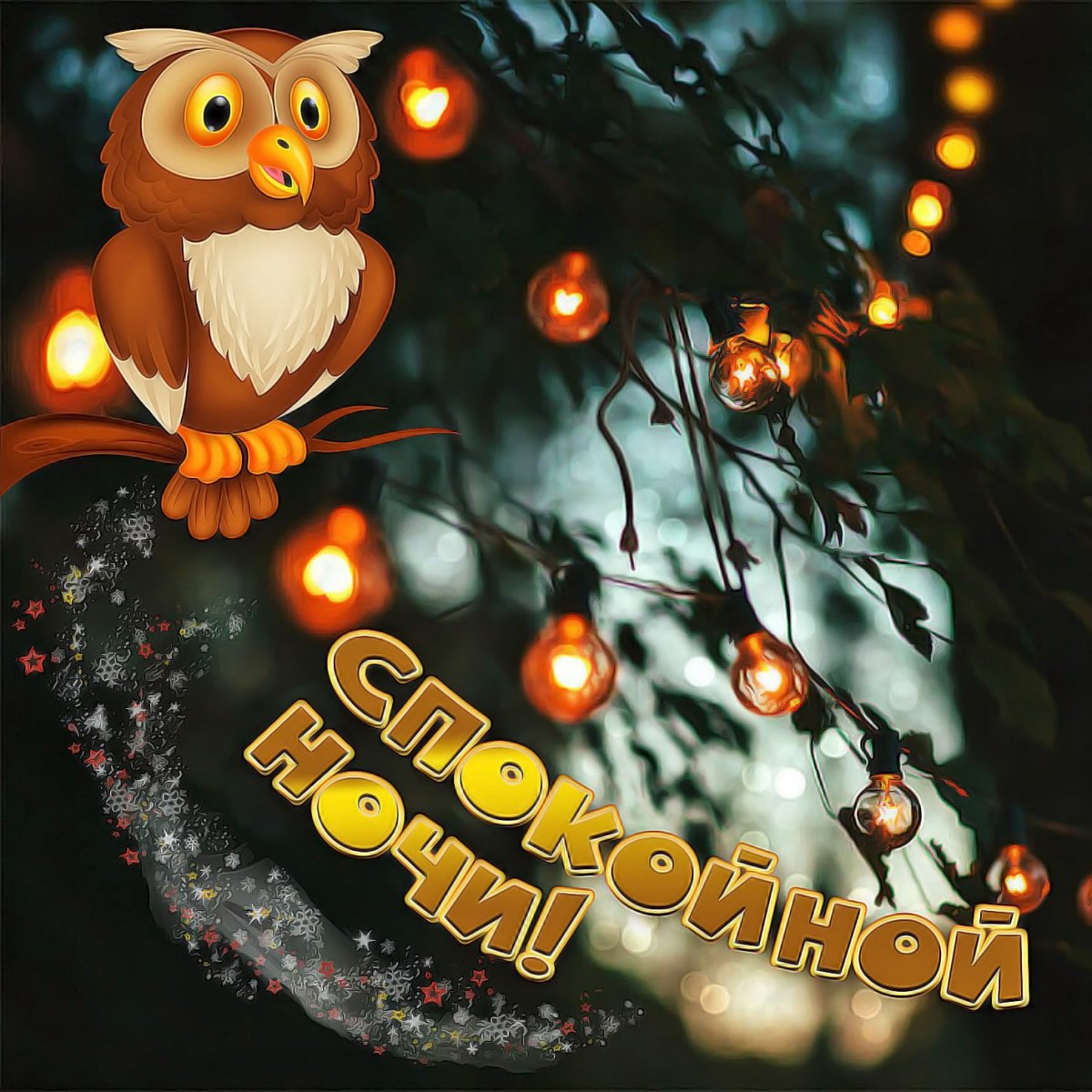 Спокойной ночи прикольные