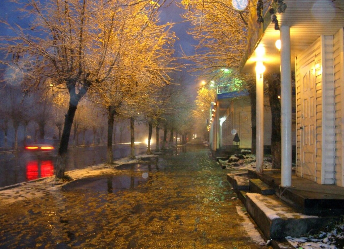 Снежный город