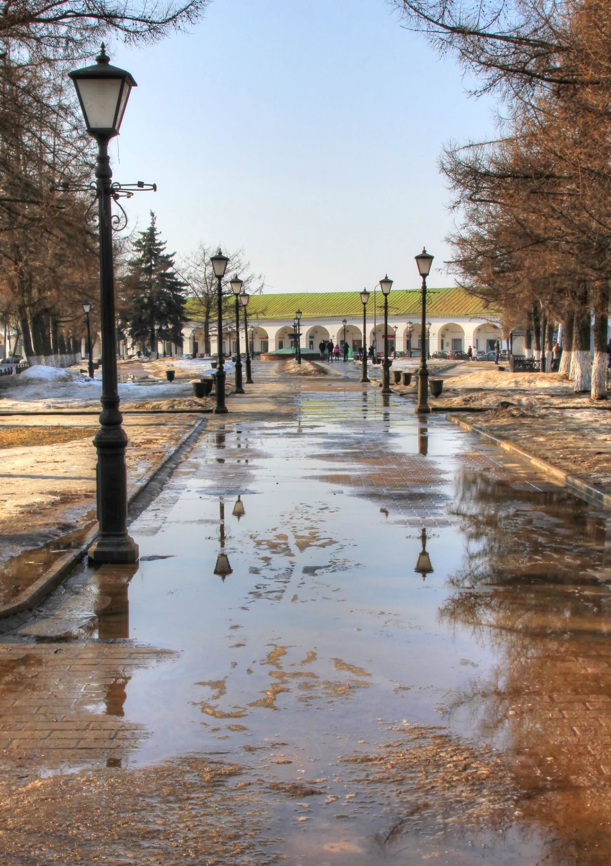 Нью йоркский парк пруд