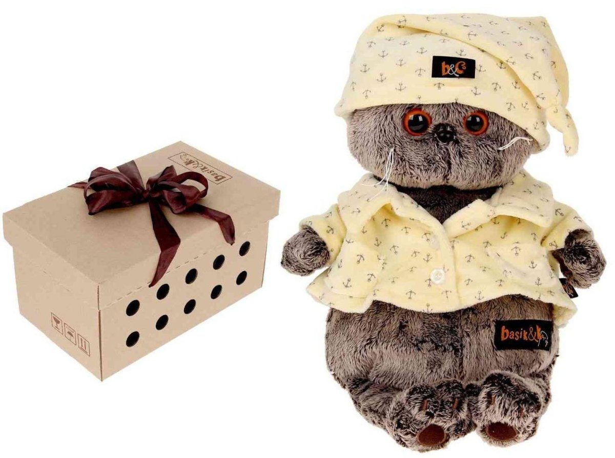 Мягкая игрушка "Басик в пижаме" 25 см ks25-024