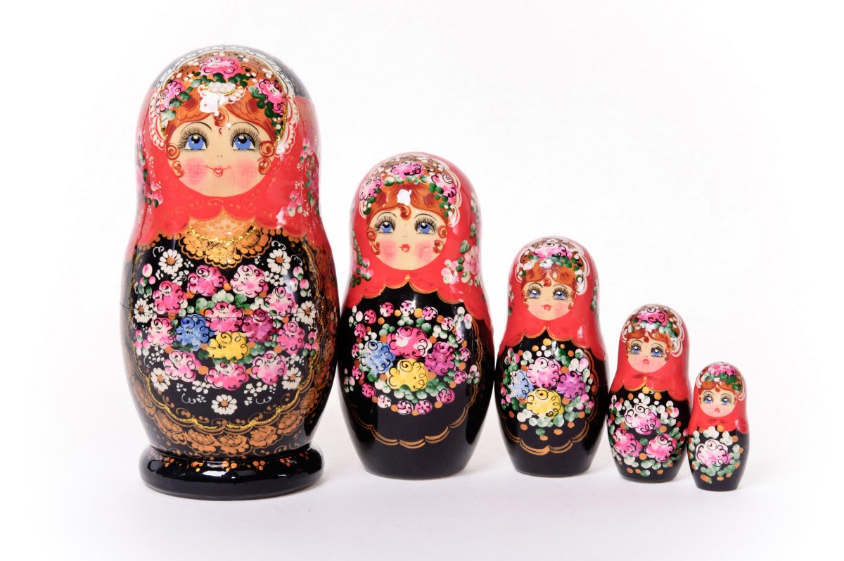 Матрешки разных размеров