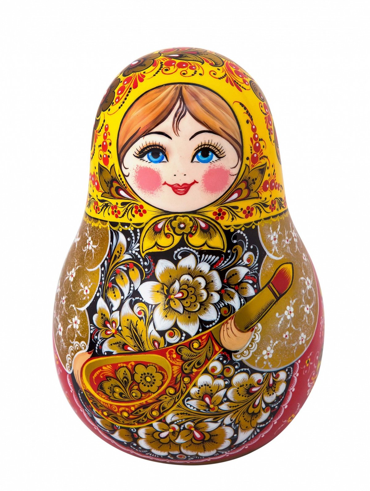 Хохломская роспись Матрешка