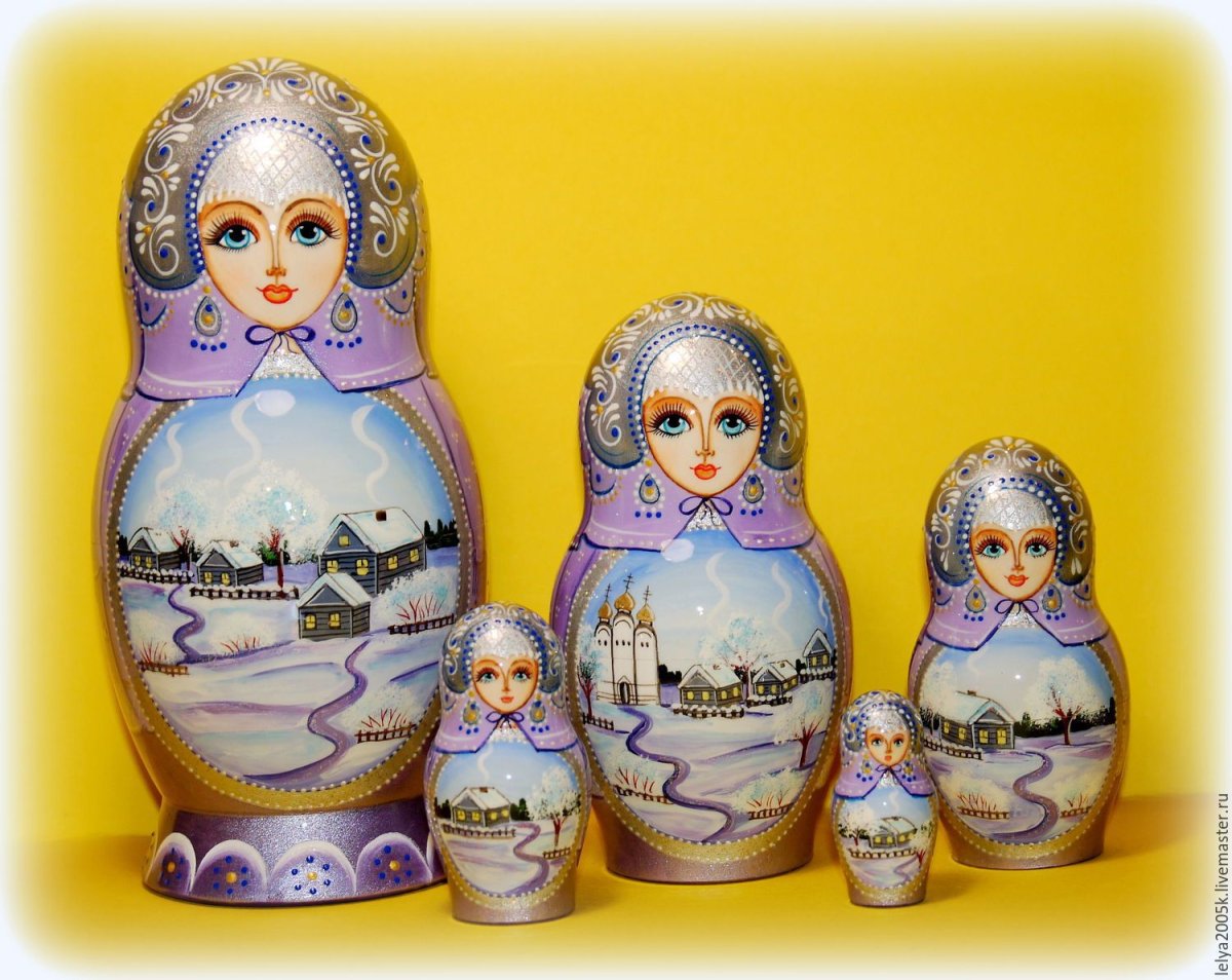 Лицо матрешки