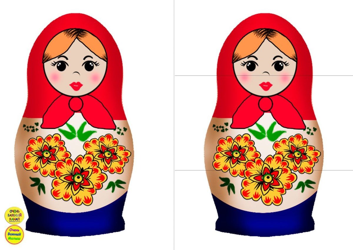 Матрешки для дошкольников для детей