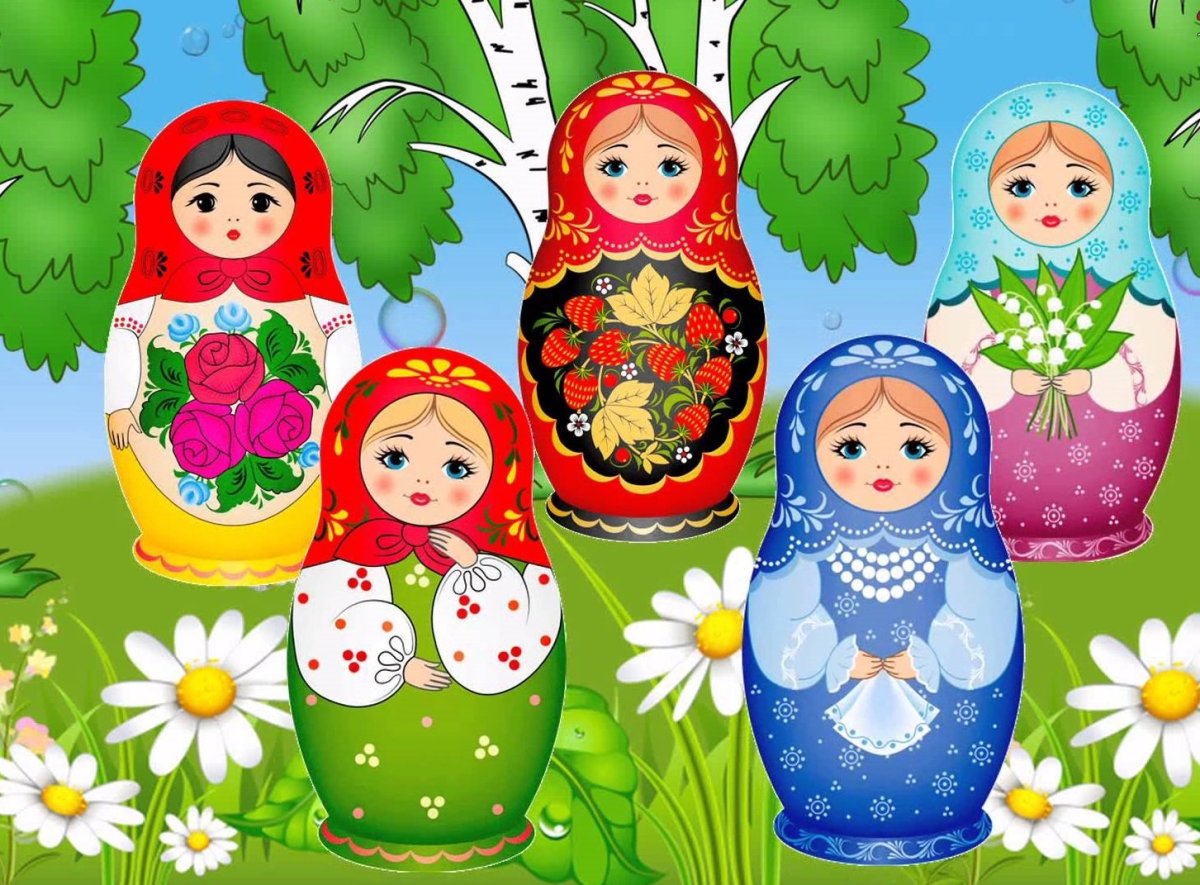Хороводная игра матрешки